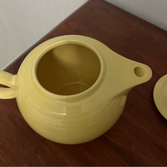 Fiesta wear Yellow Ceramic Teapot - Picture 4 of 7